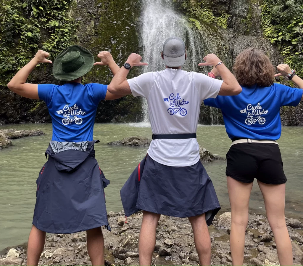 équipe cycleforwater crowdfunding